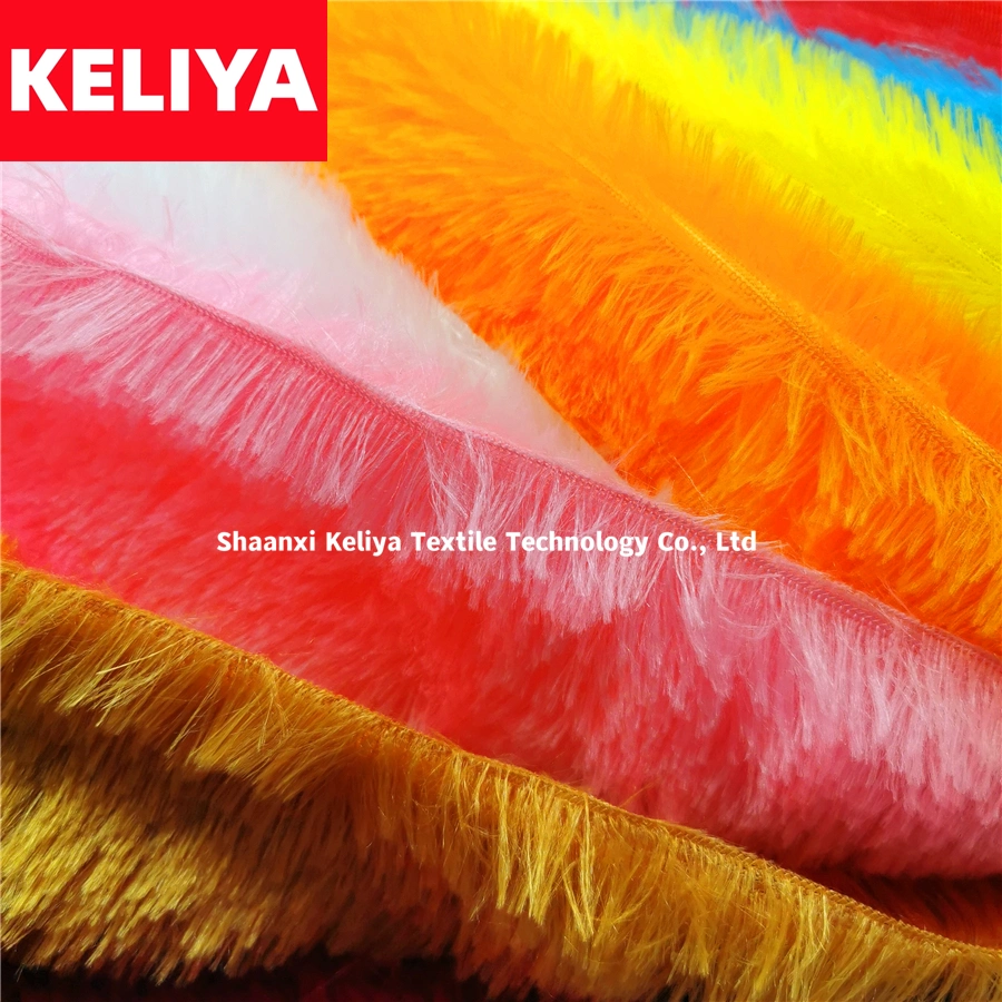 100% Polyester Velvet 20mm PV Plush Long Pile Fabric with Good Quality for Dog/Cat Bed
