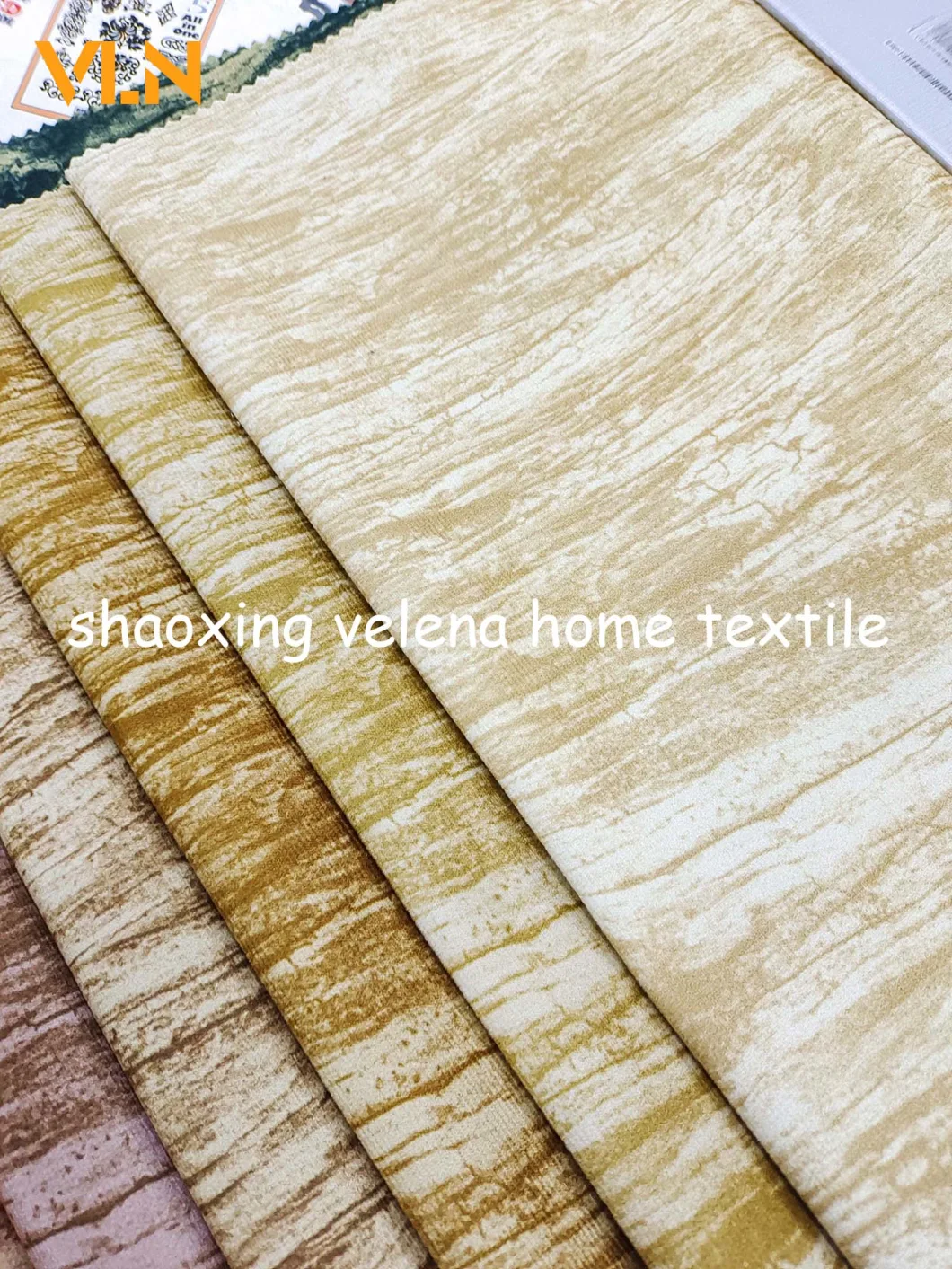 Furniture Fabric Home Textiles 100% Polyester Holland Velvet Dyeing with Printing High Quality Upholstery