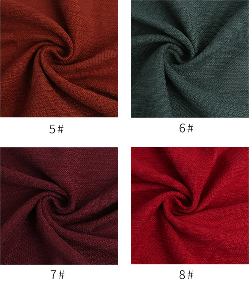 50%Cotton 15%Linen 35%Rayon Jacquard Solid Dyed Fabric for Shirt Skirt Dress Slacks Fabric