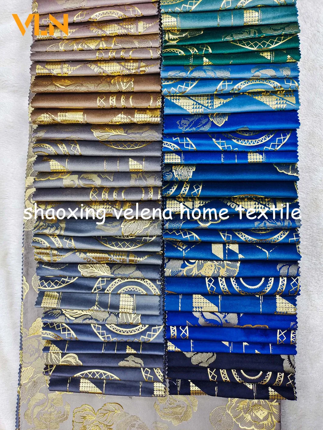 New Arrival Polyester Holland Velvet Dyeing with Shiny Foil Fancy Upholstery Furniture Sofa Fabric China Factory 0415-11