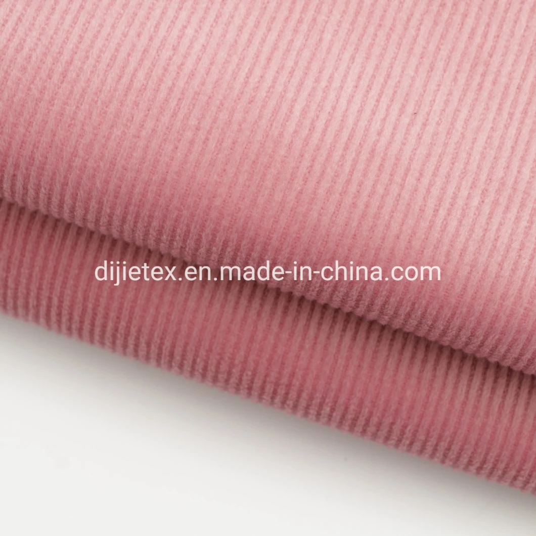 Corduroy 11 Warp Knitted Corduroy Polyester Fabric