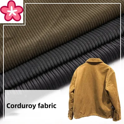 100%tejido de pana de poliéster para niños pantalones de pierna ancha abrigo pantalones sombrero falda cojín cojín de juguete